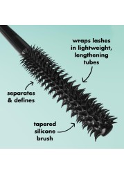elf Lash XTNDR Mascara Made With Tubing Technology For The Look Of Lash Extensions Clump Flake Free Vegan CrueltyFree Pitch Black