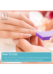 Artist Land Slim Purple Buffer Set 80100 Grit 50 Ct Professional Grade Salon Quality Nail Buffing Blocks Pack for PreApplication of Polish Gel Acrylic DoubleSided Nail Buffer Blocks