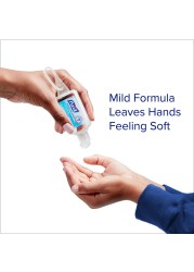 PurellAdvanced Hand Sanitizer Variety Pack Naturals and Refreshing Gel 1 Fl Oz Travel Size FlipCap Bottle with Jelly Wrap Carrier Pack of 8 390009ECSC