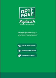 OptiFree Replenish MultiPurpose Disinfecting Solution with Lens Case Twin Pack 10Fluid Ounces Each 2 CountPack of 1