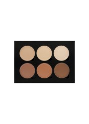 W7 Lift Sculpt Cream Contour Kit Concealing Highlighting Contouring Makeup Palette StepbyStep Instructions Included