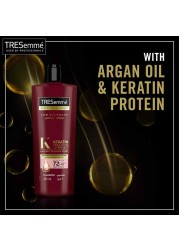 TRESemm&eacute; Keratin Smooth &amp; Straight Shampoo With Argan Oil Enjoy Up To 72 Hours Of Frizz Control 400ml
