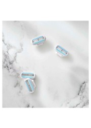 Gillette Venus WoMen&#39;s Razor Blade Refills Blue 4 PCS