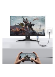 توتو لايف نيلو سيريز كابل Lightning إلى HDMI أسود ورمادي بطول 2 متر