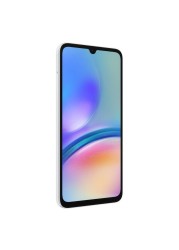سامسونغ A05S هاتف ثنائي الشريحة، RAM سعة 6 غيغابايت، 128 غيغابايت، يدعم 4G LTE - فضي