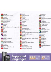 Smart Language Translator, Instant, Two-Way Communication, Offline/Online Voice &amp; Photo Translation, 138 Languages Supported