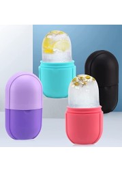 Ice Roller for Face and Body, Ice Mold for Facial Beauty, Tighten &amp; Tone Skin &amp; De-Puff Eye,Remove Fine Lines,Reusable Face and Eyes Massage, Ice Mold Tool for Face Beauty Gift for Women (mix colour)