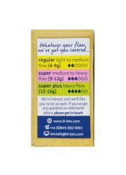 Lil-Lets Organic Non-Applicator Super White 16 Tampons