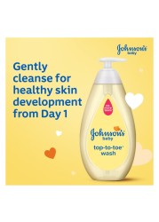 Johnson&#39;s Baby Top-to-Toe Wash gentle 3-in-1 hair, face, body 500ml