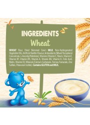 Nestle Cerelac No Added Sugar Wheat Infant Cereals with Milk Tin, from 6 Months, 400g