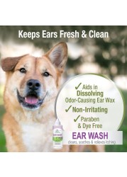 Four Paws Dog Ear Wash &ndash; Gentle Ear Cleaning &amp; Itch Relief for Dogs 118Ml
