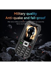 Hope 10000mAh Rugged Mobile Phone with Triple SIM, Power Bank Function, 2.4-Inch Display, Waterproof, Shockproof, and Long Battery Life - Ideal for Outdoor Use