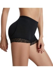 Women&rsquo;s Padded Butt Lifter Shapewear, Push-Up Hip Enhancer Control Panties, Seamless Tummy Control Boyshorts with Removable Padding for Natural Curves
