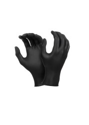 Falcon Nitrile Black Powder Free Gloves- Small 100/Pack