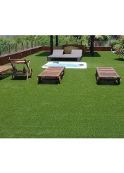 Egardenkart® Premium High Density Artificial Grass Carpet Fake Grass Turf 40mm Green/brown
