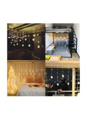 12 LED Battery Operated wishing Ball String Lights Fairy String Lights Decor for Bedroom Patio Indoor And Outdoor Party Wedding Birthday Tree Garden Lawn Landscape with Warm White