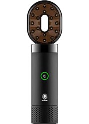 مبخرة كهربائية مع موزع رائحة USB - مبخرة بخور محمولة عصرية مع مشط قابل لإعادة الشحن - حامل بخور كهربائي (أسود)