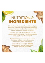 Lipton Herbal Infusion Lemon And Ginger 20 Tea Bags