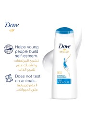 Dove Shampoo and Conditioner 2 in 1 for Dry Hair Daily Care 2 in 1 Nourishing Care for up to 100% Softer Hair 400ml