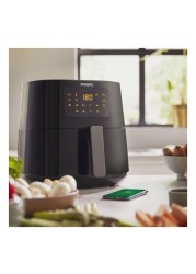 Philips 5000 Series Connected Air Fryer XL HD9280 Black 2000W