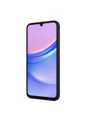 سامسونغ A15 هاتف ثنائي الشريحة، RAM سعة 4 غيغابايت، 128 غيغابايت، يدعم 4G LTE - أسود مزرق