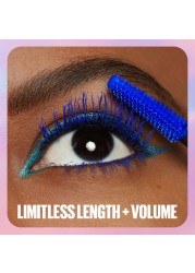 Maybelline Lash Sensational Sky High Washable Mascara Makeup, Volumizing, Lengthening, Defining, Curling, Multiplying, Buildable Formula, Blackest Black, 1 Count