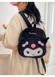 Sanrio Sanrio Kuromi Cartoon Melody Children s Small School Bag Plush Cute Cartoon Backpack