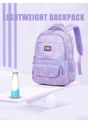 3pcs Girls Backpack Set School Bag Student Bookbag Outdoor Travel Bag Pencil Case Lunch Bag Suitable For Teenage Girls School And Travel Random Print