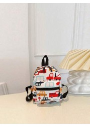 1pc Mini Children Backpack Cartoon Dinosaur Unicorn Pattern Baby Cute Kindergarten Schoolbag Waterproof Kids Bags Boys Girls Backpacks