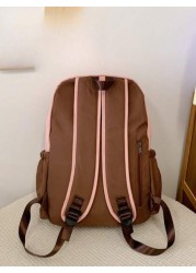 Back To School Classic Style All Match Fashionable Casual Versatile Large Capacity Simple Durable Portable Travel Backpack Suitable For Any Occasion