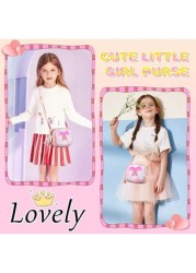 Birthday Gifts For 2 3 4 5 6 7 8 9 10 Year Old Girl Cute Little Girl Purse Toddler Purse For S Wallet Small Initial Shoulder Crossbody Bag Personalized Christmas Gift For Daughter Baby