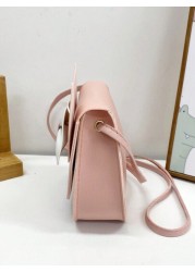 1 Pc Mini Fashion Kitten Young Children Crossbody Bag Square Bag Purse Shoulder Bag Flip Bag Versatile Lightweight Portable Small Buckle Mini For Daily A Coin Purse For Travel Shopping Vacation Kids O