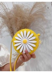 1pc Young Girl s Cute Mini Crossbody Bag With Zipper Closure Made Of PU Leather Suitable For Everyday Use All Year Round