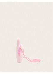 1pc Pink Bunny Mini Cute Crossbody Shoulder Bag For Girls Plush With Zipper Closure Suitable For Daily Use