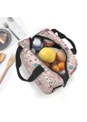 1 Piece Medical Printed Lunch Bag For Work Travel Picnic Unisex Non Food Contact