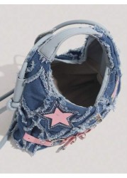 Fashion Style Y2k Versatile Star Decoration Satchel