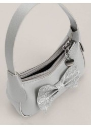 1pc Cute Girl Bow Decor Baby Mini Handbag