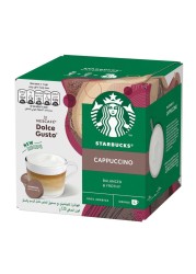 Starbucks Cappuccino Dolce Gusto Coffee Pods 12 Pods