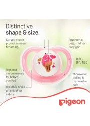 Pigeon Baby Girl Mini Light Pacifier 0m+ 78458 Pink