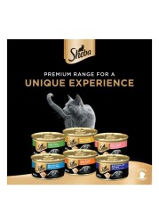 Sheba Cat Food Succulent Chicken Breast 85g Can (Pack of 6)