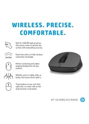 HP 150 Wireless Mouse Black