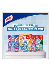 Harpic Active Purple Power Toilet Rim Block Lavender Meadows 35g