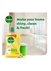 Dettol 3x Power Antibacterial Floor Cleaner Lemon 3L