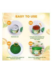 Air Wick Exotic Citrus Essential Oil Scented Gel Green 70g