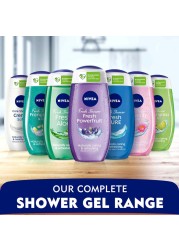 NIVEA Shower Gel Body Wash Waterlily &amp; Oil 250ml Pack of 3