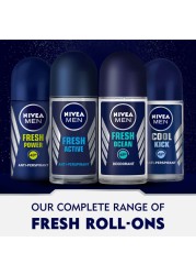 NIVEA MEN Antiperspirant Roll-on for Men Fresh Power Fresh Scent 50ml