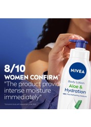 NIVEA Body Lotion Hydration Aloe Vera Normal to Dry Skin 400ml