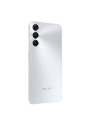 سامسونغ A05S هاتف ثنائي الشريحة، RAM سعة 6 غيغابايت، 128 غيغابايت، يدعم 4G LTE - فضي