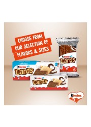 Kinder Cards Wafer Biscuits With Creamy Milk And Cocoa Filling 25.6g Pack of 5