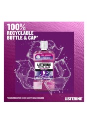 Listerine Total Care Teeth Protect 6 Benefit Fluoride Milder Taste Mouthwash 250ml